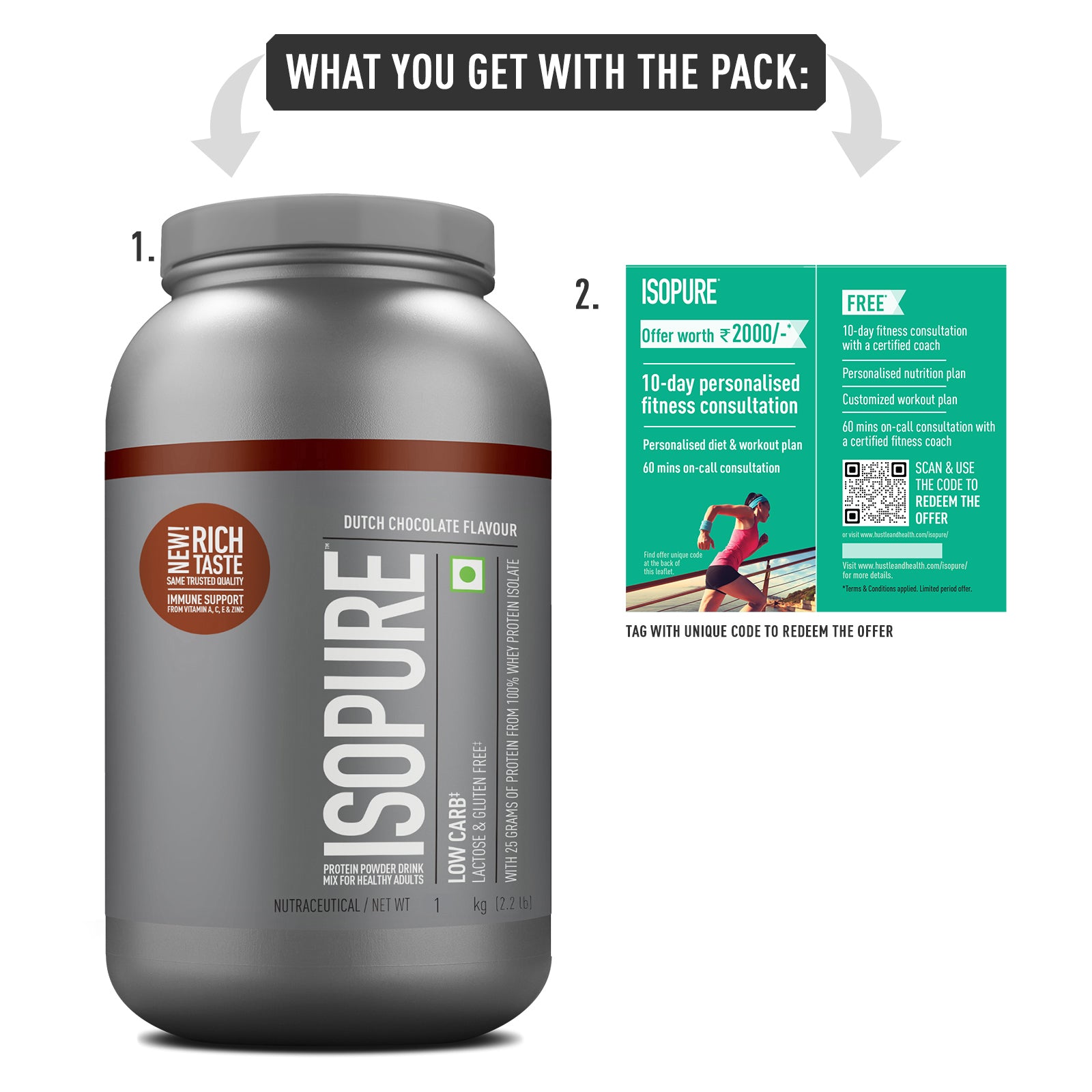 Isopure Low Carb Whey Protein Isolate Powder | Dutch Chocolate | 1 Kg Isopure Low Carb Whey Protein Isolate Powder | Dutch Chocolate | 1 Kg