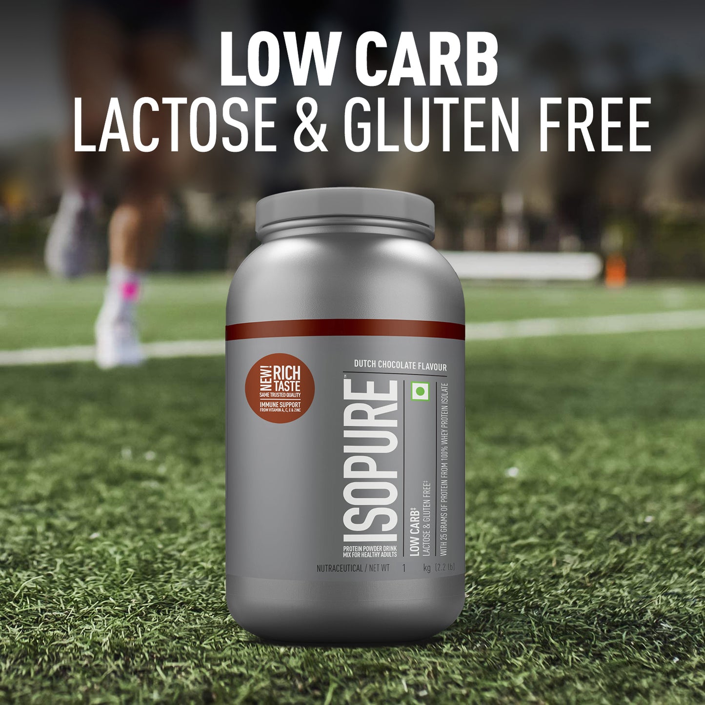 Isopure Low Carb Whey Protein Isolate Powder | Dutch Chocolate | 1 Kg Isopure Low Carb Whey Protein Isolate Powder | Dutch Chocolate | 1 Kg