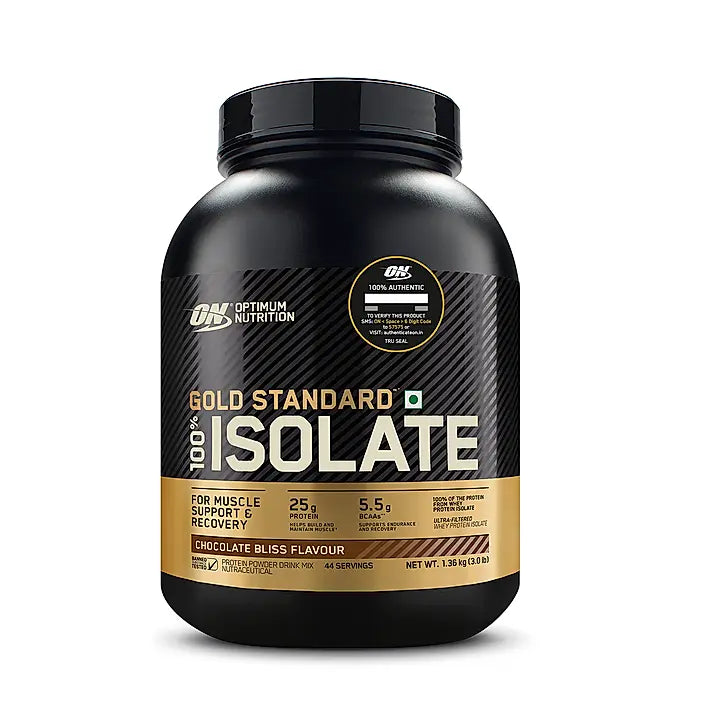 Gold Standard 100% Isolate | Chocolate Bliss | 3 lbs Gold Standard 100% Isolate | Chocolate Bliss | 3 lbs
