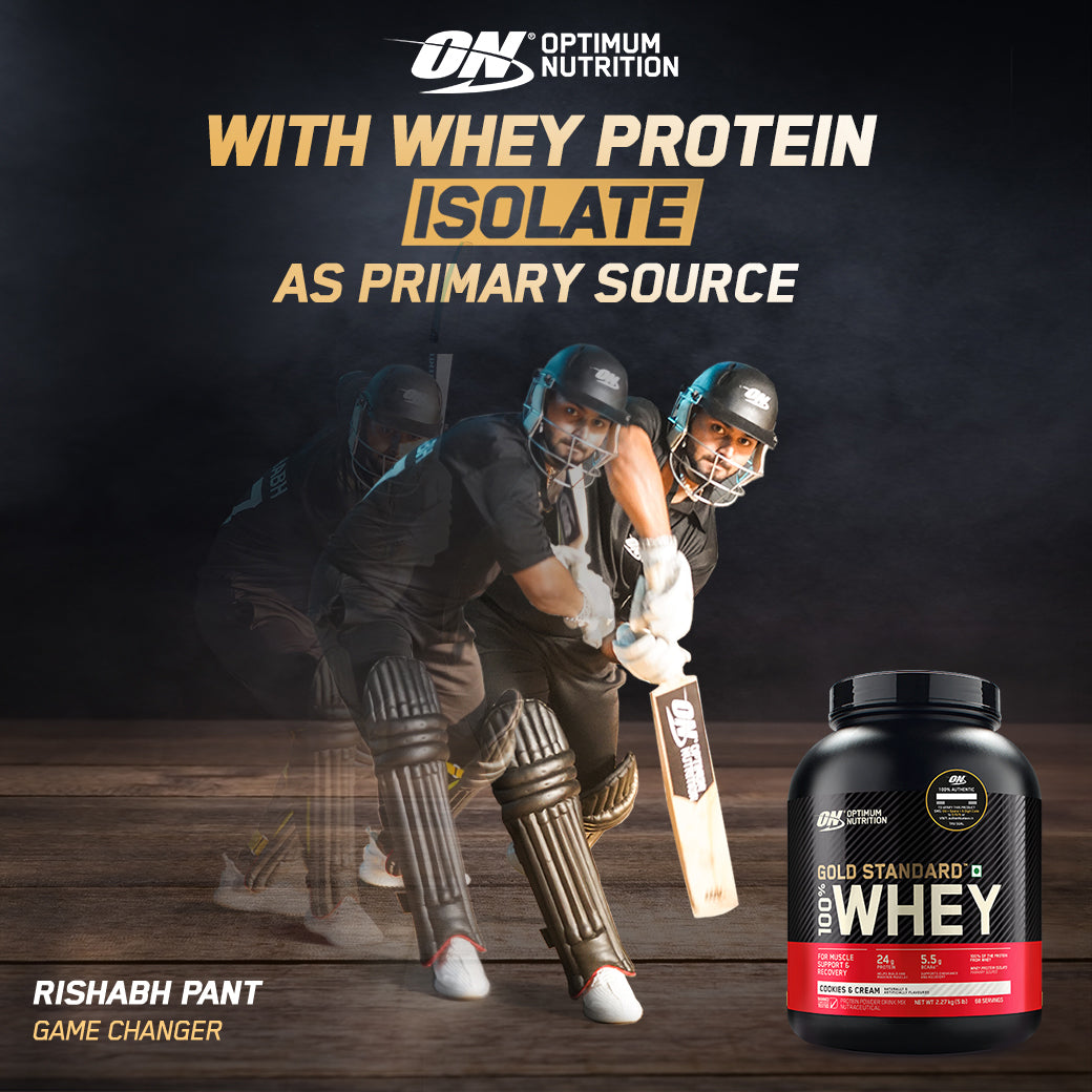 Gold Standard 100% Whey Protein Powder | Cookies & Cream | 5 lbs Gold Standard 100% Whey Protein Powder | Cookies & Cream | 5 lbs