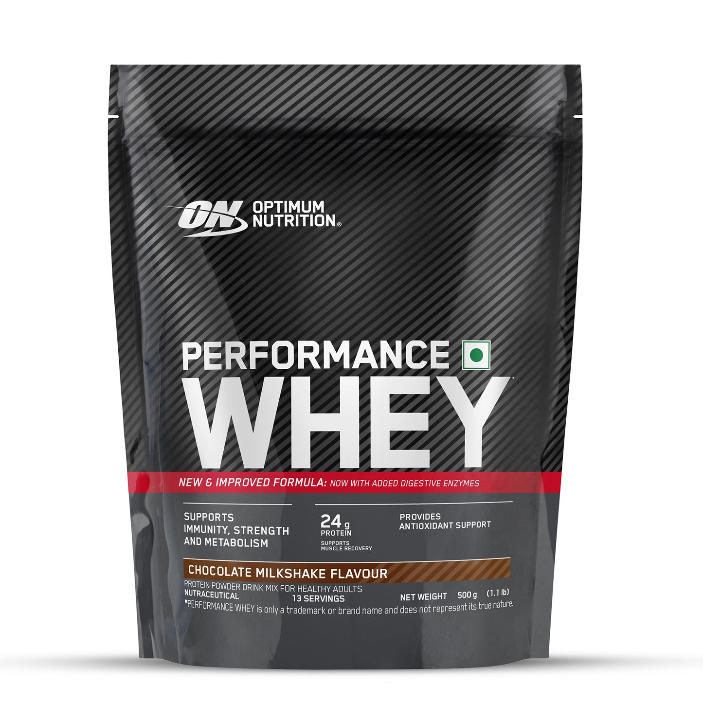 Optimum Nutrition (ON) Performance Whey Protein Powder– 0.5Kg (Chocolate Milkshake) Optimum Nutrition (ON) Performance Whey Protein Powder– 0.5Kg (Chocolate Milkshake)