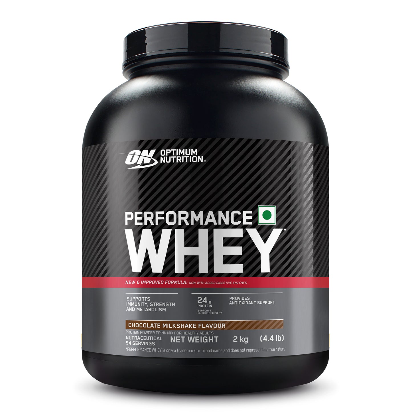 Optimum Nutrition (ON) Performance Whey Protein Powder, 24g Protein,2Kg (Chocolate Milkshake), Ultra-Filtered and Concentrated All-Whey Protein Optimum Nutrition (ON) Performance Whey Protein Powder, 24g Protein,2Kg (Chocolate Milkshake), Ultra-Filtered and Concentrated All-Whey Protein