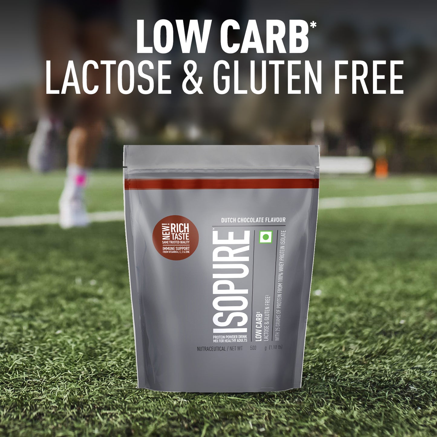 Isopure Dutch Chocolate - 500g / 1.1lb (Low Carb, Lactose-Free, Zero Added Sugar) Isopure Dutch Chocolate - 500g / 1.1lb (Low Carb, Lactose-Free, Zero Added Sugar)