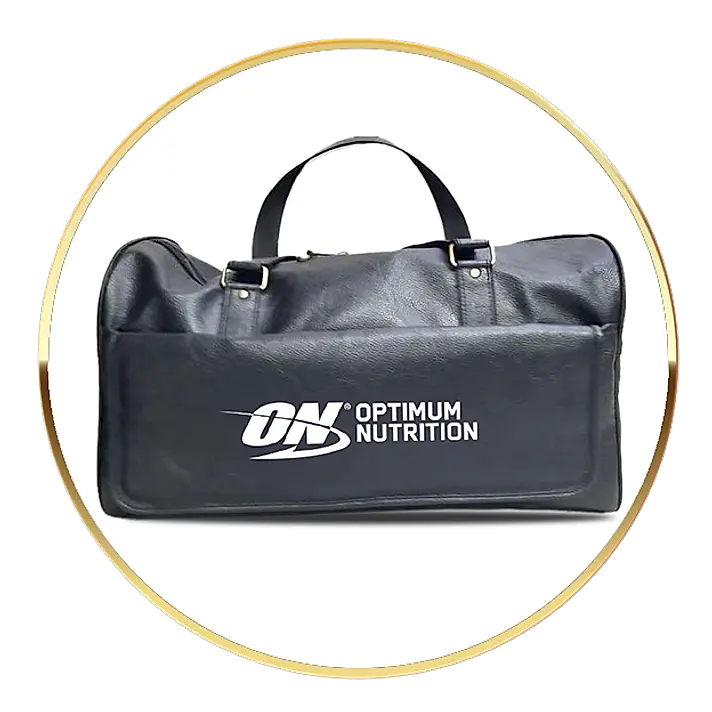 Free ON Branded Gym Bag (Black) worth ₹ 1500