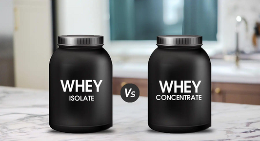 The difference between whey protein isolate and concentrate
