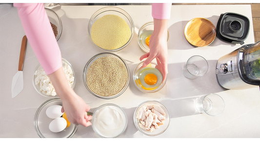 What is amino acid profile of a food item and the top five foods rich in protein.
