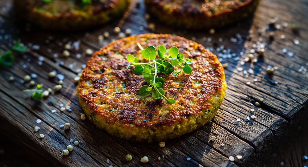 High-Protein Vegetable Cutlet
