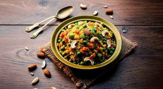 High-Protein Vegetable Upma