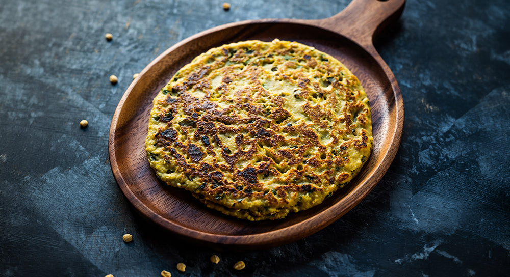 Moong Dal Chilla (High Protein Indian Pancake)