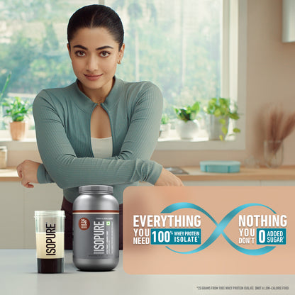 Isopure Cookies & Cream - 1kg / 2.2lb (Low Carb, Lactose-Free, Zero Added Sugar)
