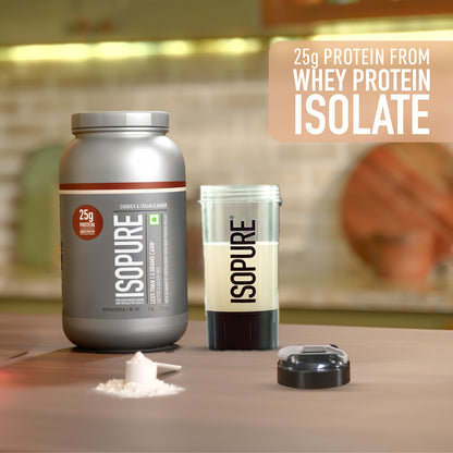 Isopure Cookies & Cream - 1kg / 2.2lb (Low Carb, Lactose-Free, Zero Added Sugar)