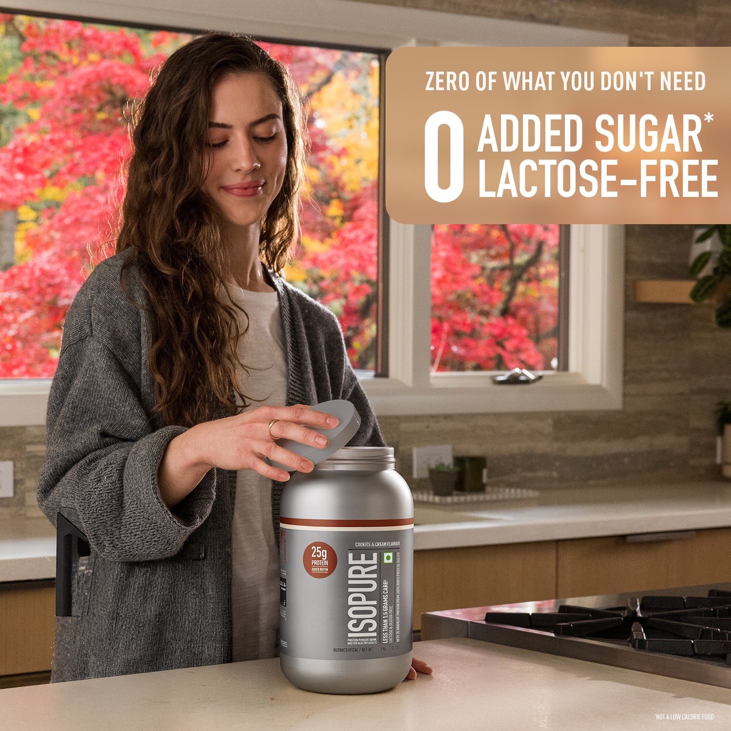 Isopure Low Carb Whey Protein Isolate Powder | Cookies & Cream | 1 Kg + Isopure 100% Creatine Monohydrate