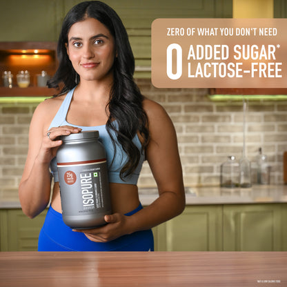 Isopure Low Carb Whey Protein Isolate Powder | Cookies & Cream | 1 Kg + Isopure 100% Creatine Monohydrate