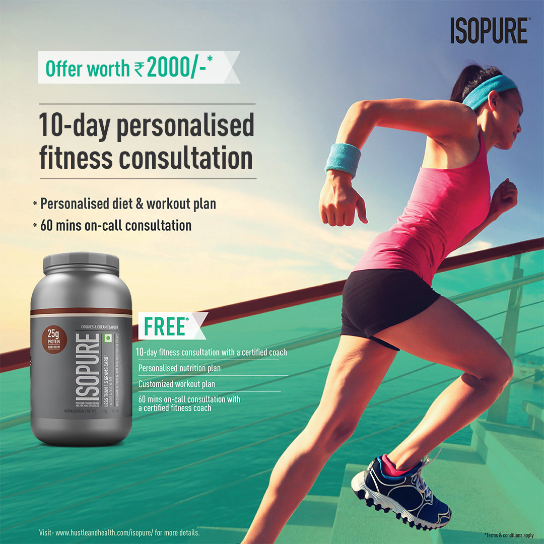 Isopure Low Carb Whey Protein Isolate Powder | Cookies & Cream | 1 Kg + Isopure 100% Creatine Monohydrate