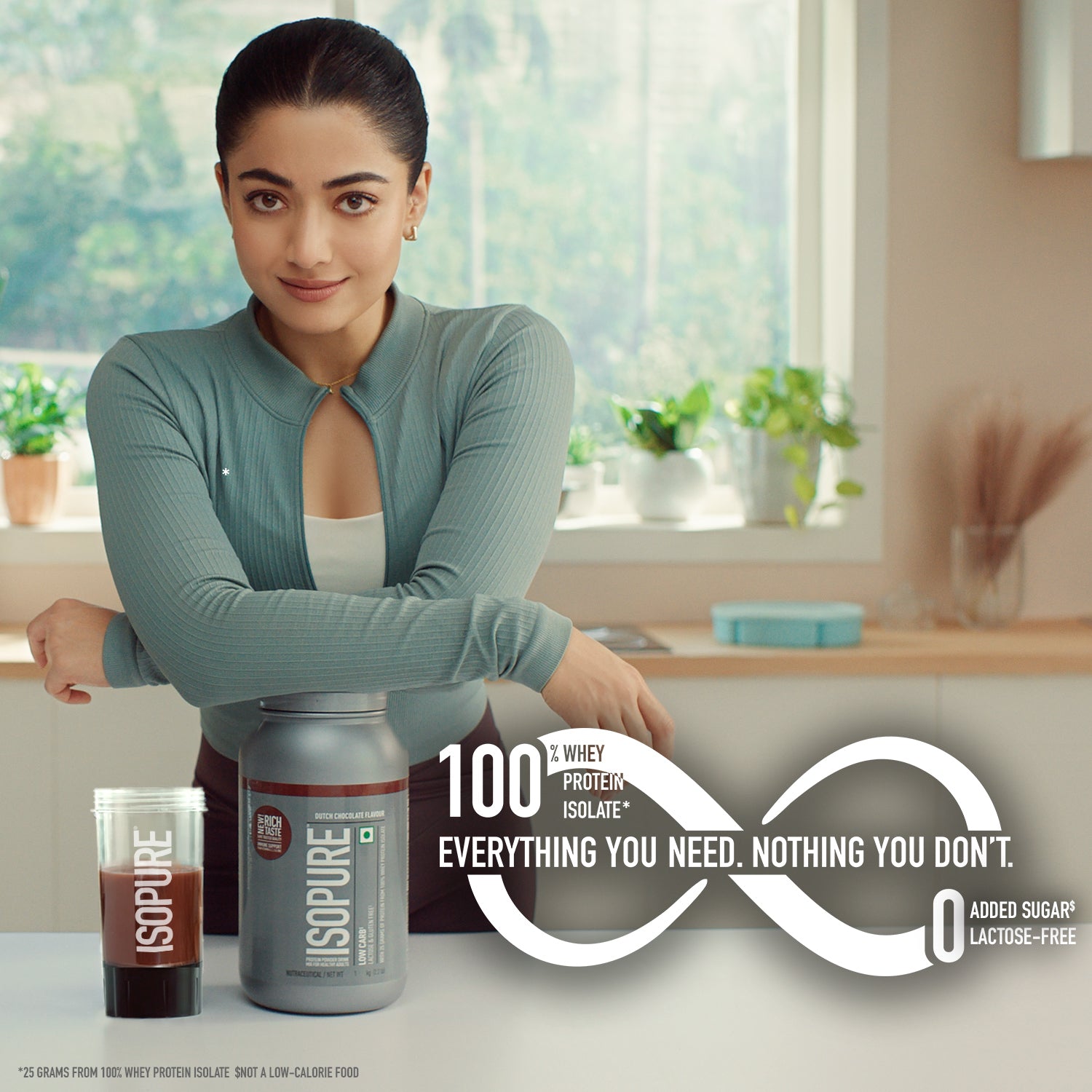 Isopure Whey Protein Isolate Powder with Vitamins for Immune Support - 2kg (Dutch Chocolate)