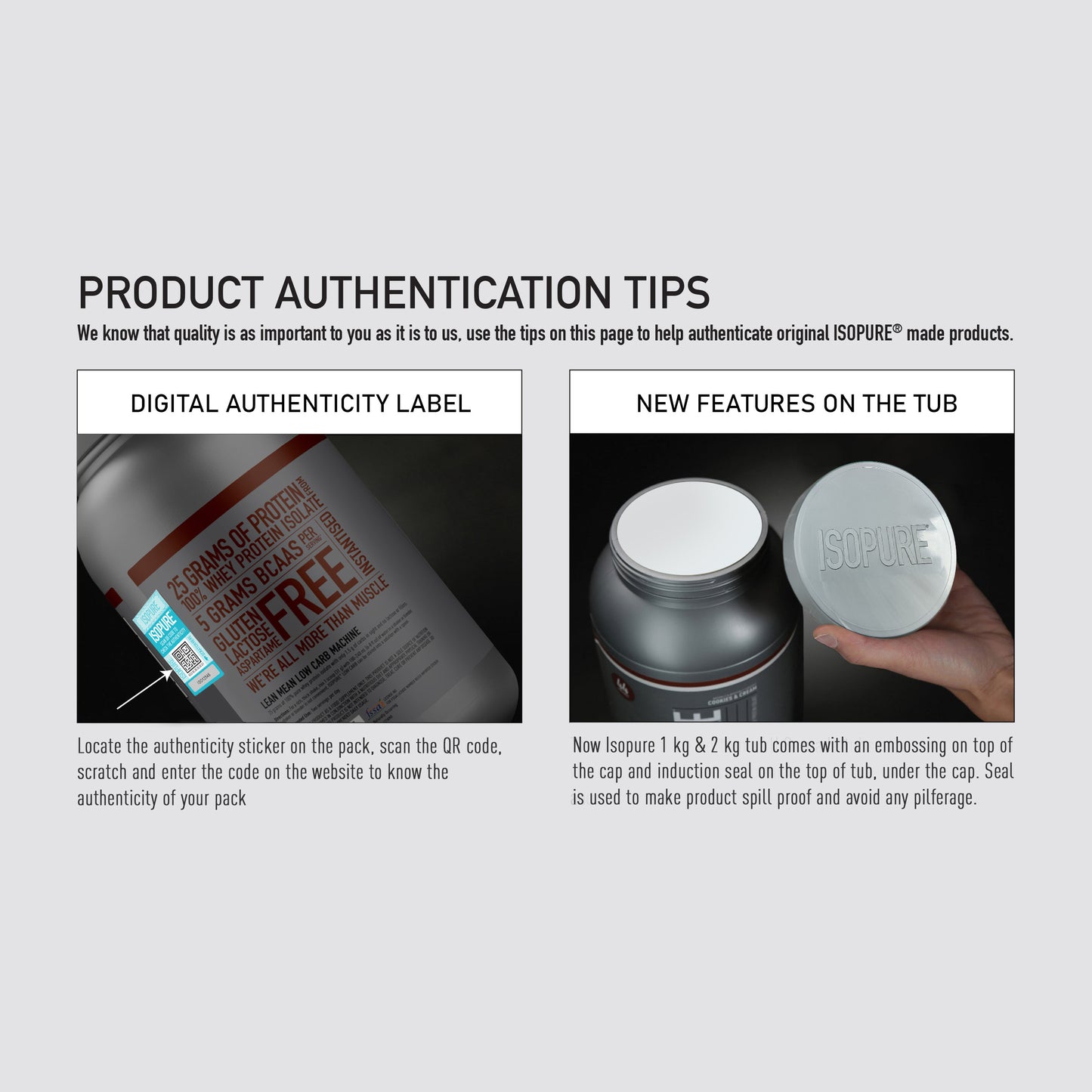 Isopure Low Carb Whey Protein Isolate Powder | Dutch Chocolate | 1 Kg + Isopure Collagen Peptides (12g/serve) with Type I,II & III Collagen (Unflavoured)- 250g