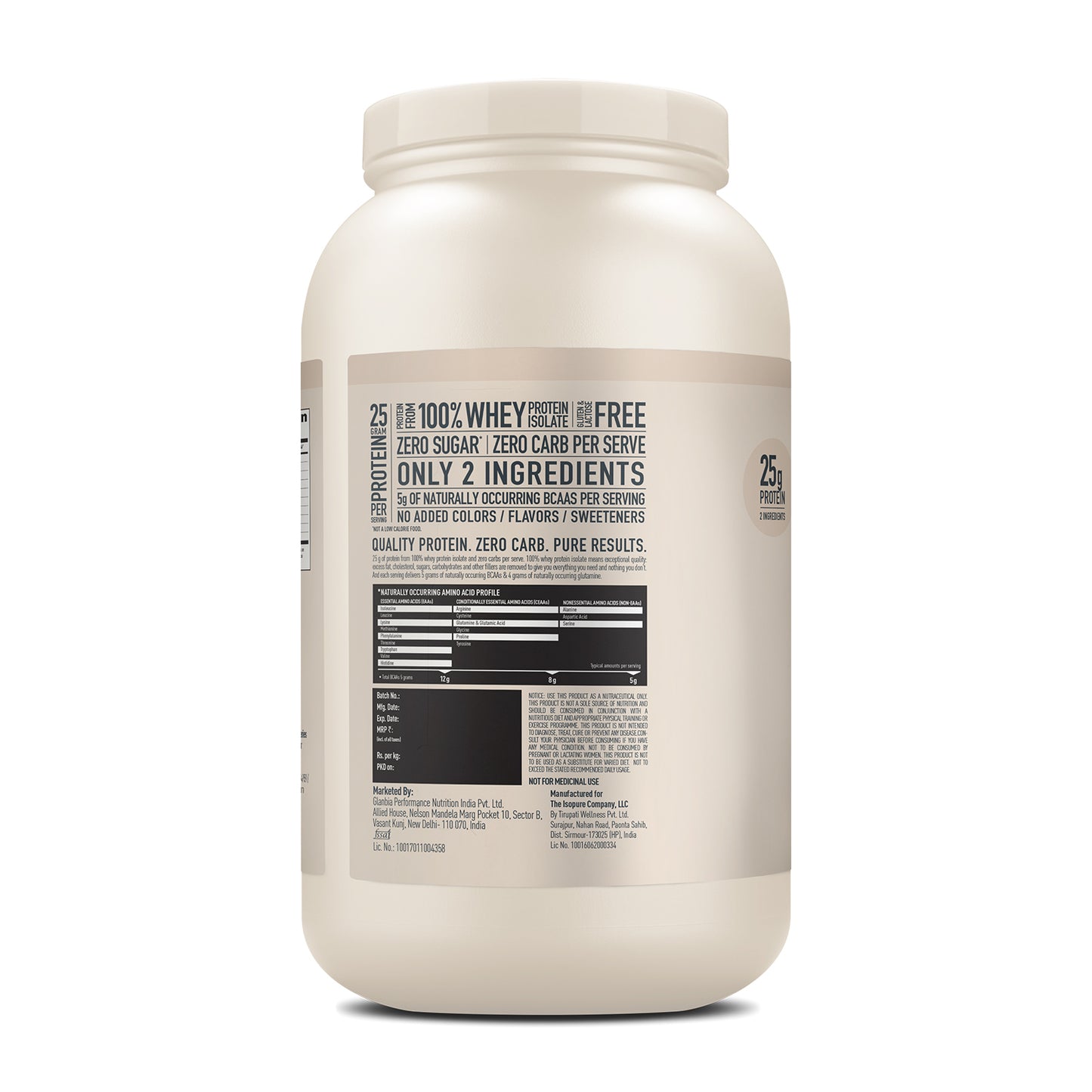Isopure Unflavored + Isopure Collagen Peptides (12g/serve) with Biotin & Vitamin E- 250g (Unflavored)