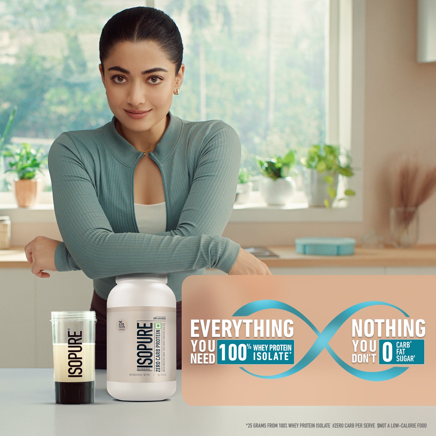 Isopure Unflavored + Isopure Collagen Peptides (12g/serve) with Biotin & Vitamin E- 250g (Unflavored)