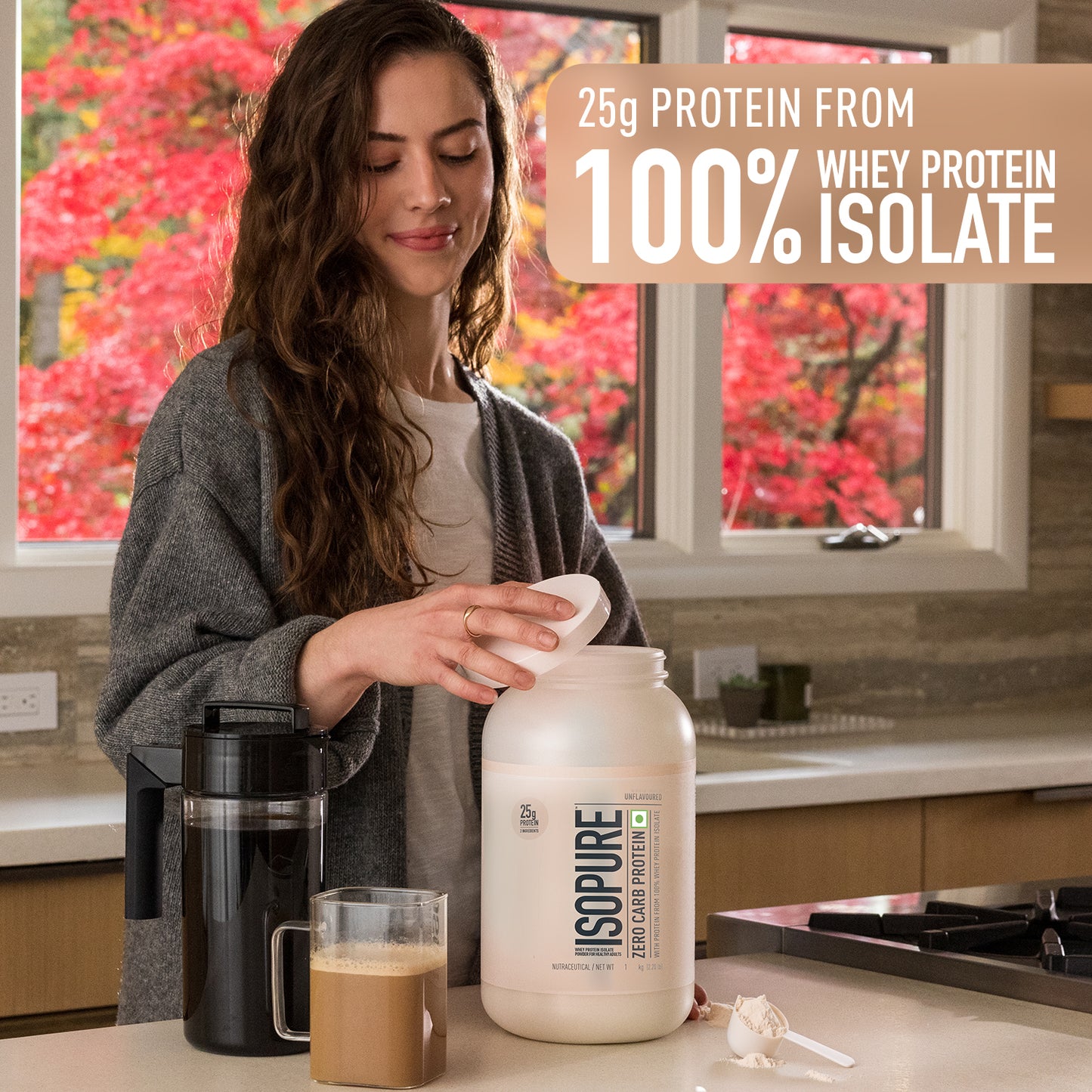 Isopure Unflavored + Isopure Collagen Peptides (12g/serve) with Biotin & Vitamin E- 250g (Unflavored)