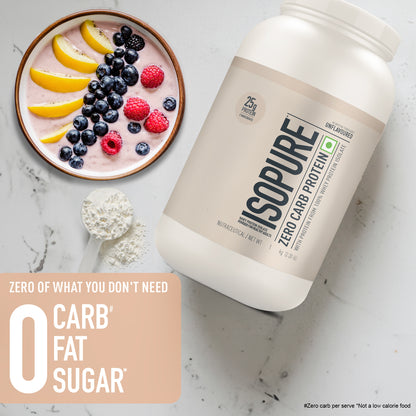 Isopure Unflavored + Isopure Collagen Peptides (12g/serve) with Biotin & Vitamin E- 250g (Unflavored)