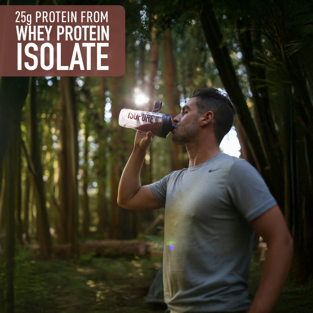 Isopure Low Carb Dutch Chocolate Whey Isolate Protein Powder- Pack of 5 single serve sachets