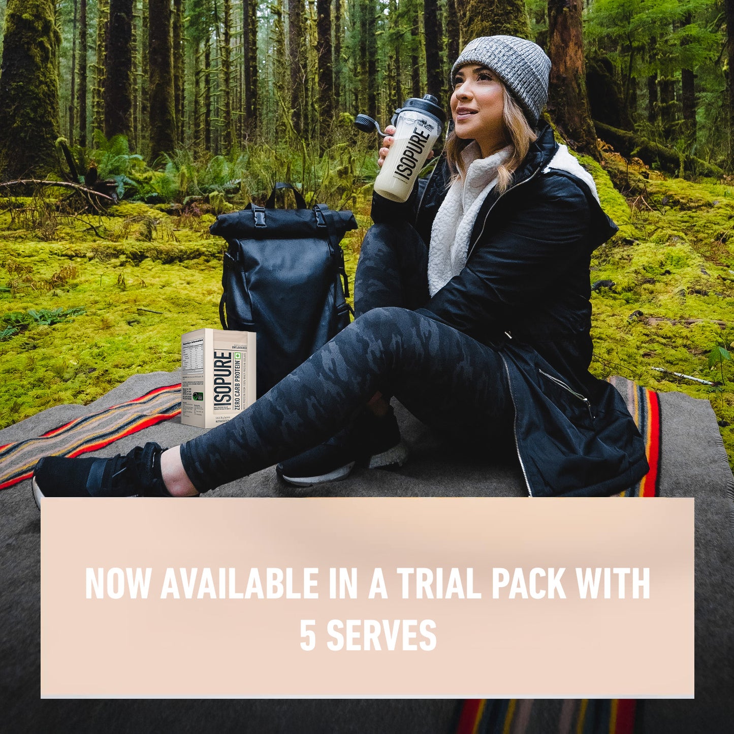 Isopure Zero Carb Unflavored Whey Isolate Protein Powder- Pack of 5 single serve sachets