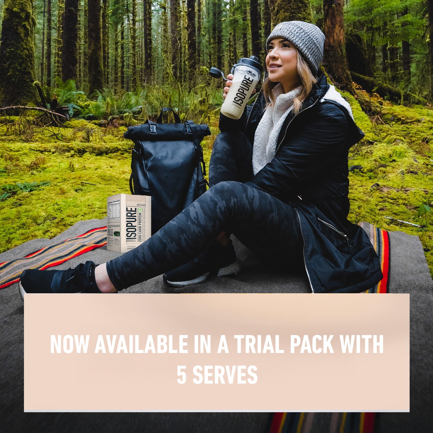 Isopure Zero Carb Unflavored Whey Isolate Protein Powder- Pack of 5 single serve sachets