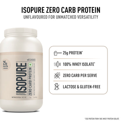 Isopure Zero Carb Protein 2 kg (Unflavoured)