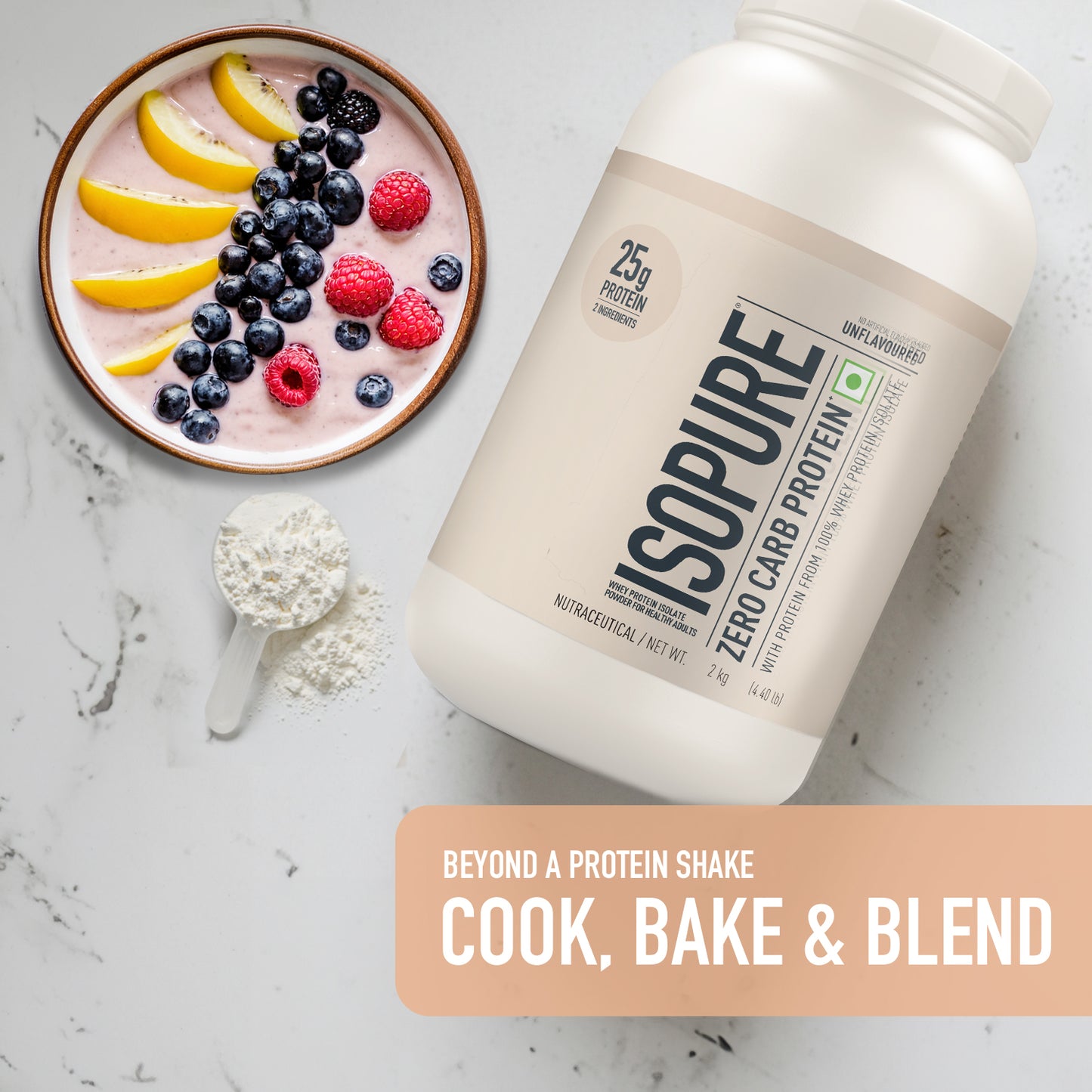 Isopure Zero Carb Protein 2 kg (Unflavoured)