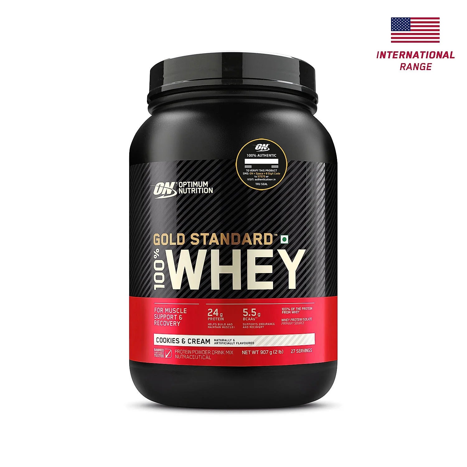 Gold Standard 100% Whey Protein Powder | Cookies & Cream | 5 lbs