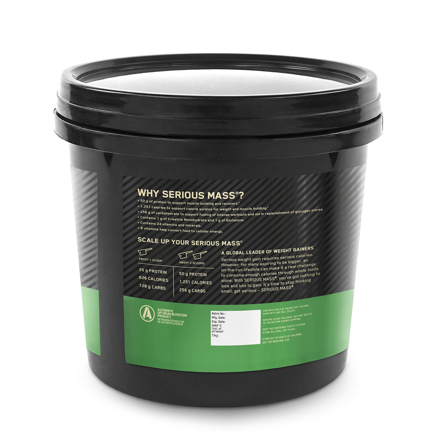 Serious Mass Weight Gainer - Vanilla flavour - 5KG