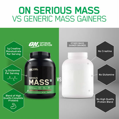 Serious Mass Weight Gainer - Vanilla flavour - 5KG