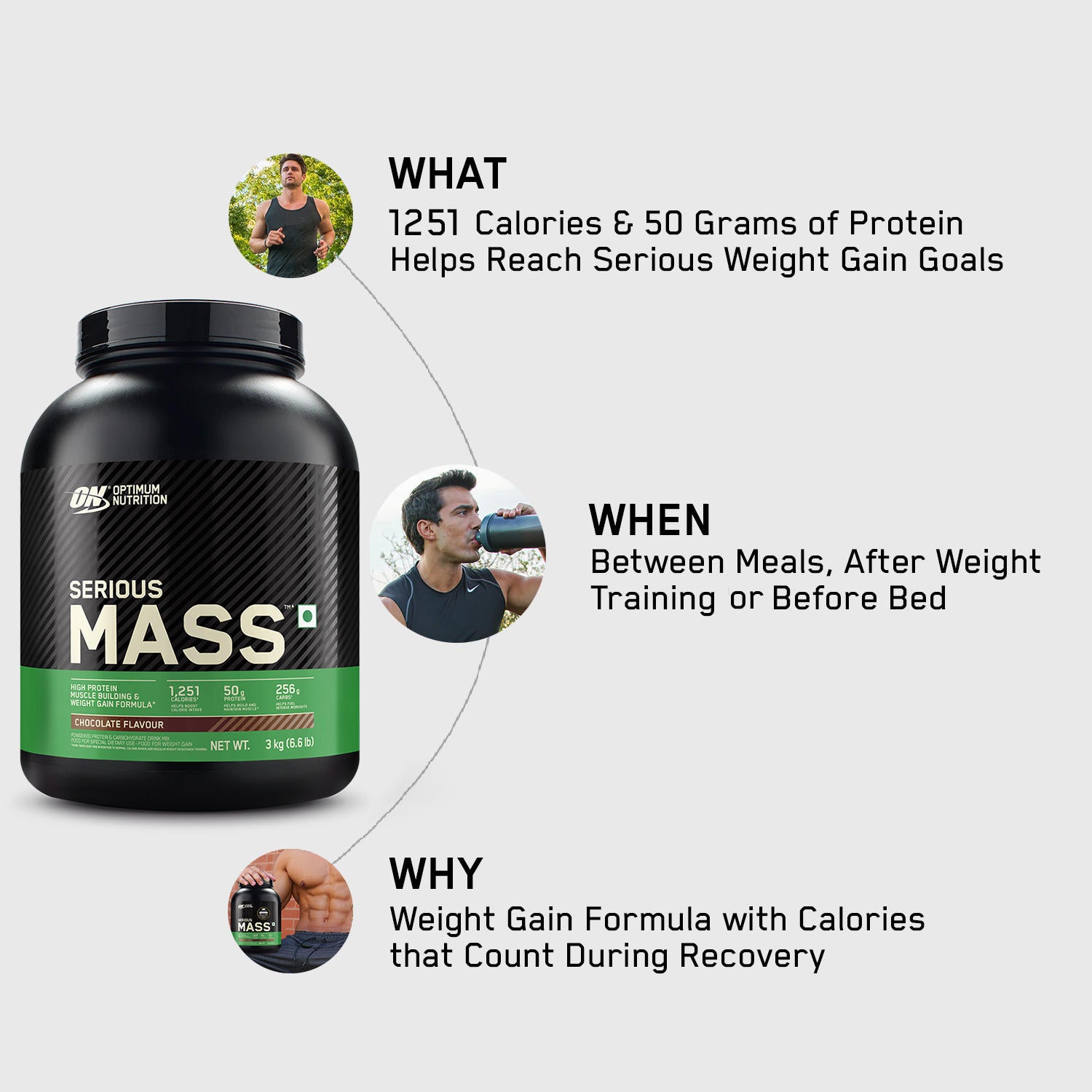 Serious Mass Weight Gainer - Chocolate flavour - 5KG