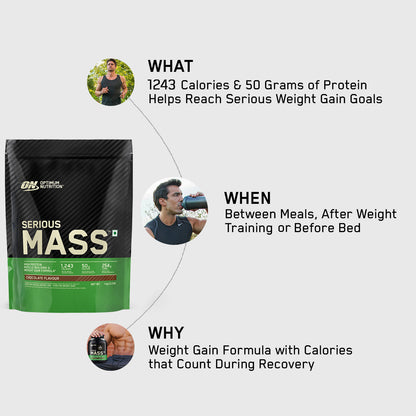 Serious Mass Weight Gainer | 1 kg (2.2 lbs) | Chocolate