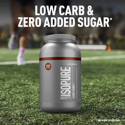 Isopure Low Carb Whey Protein Isolate Powder | Dutch Chocolate | 1 Kg