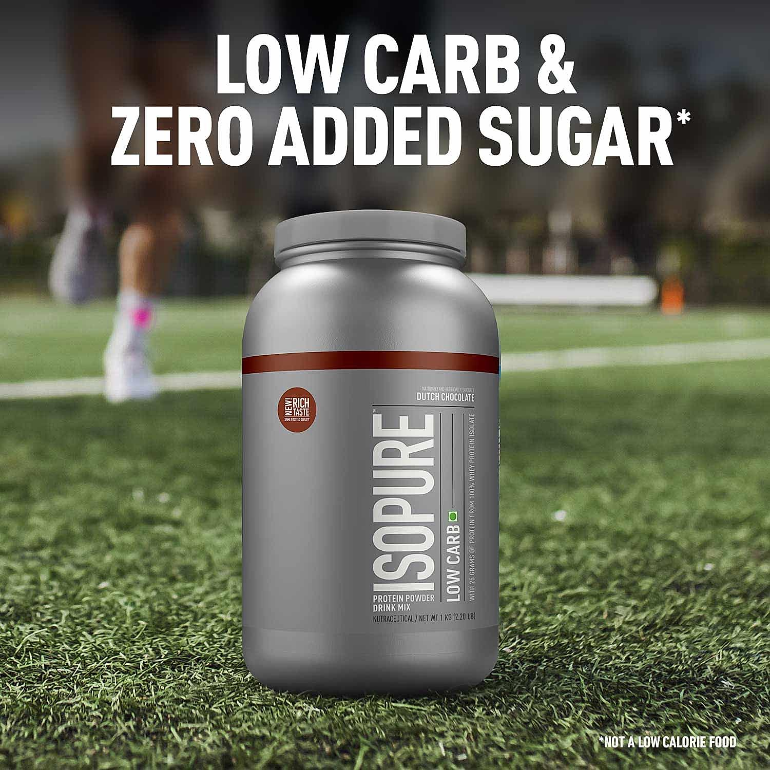 Isopure Low Carb Whey Protein Isolate Powder | Dutch Chocolate | 1 Kg + Isopure Collagen Peptides (12g/serve) with Type I,II & III Collagen (Unflavoured)- 250g
