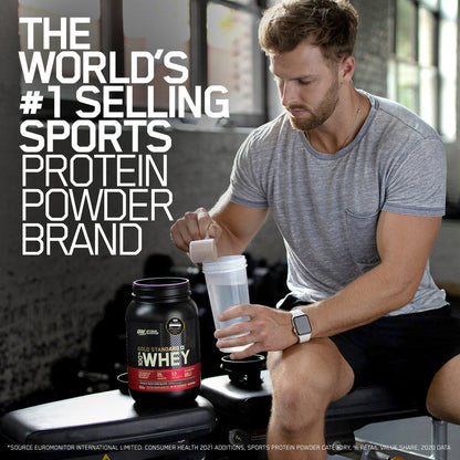 Gold Standard 100% Whey Protein Powder | Vanilla Ice Cream | 5 lbs and Micronised Creatine Powder | Unflavoured | 250 g