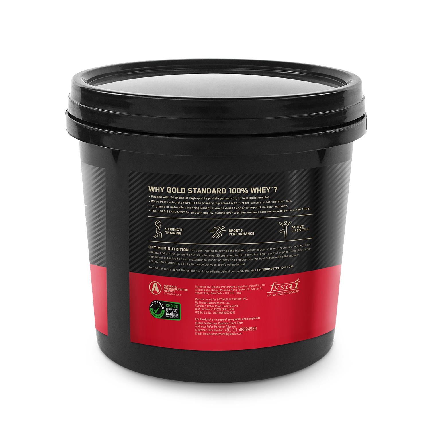Gold Standard 100% Whey Protein Powder | Vanilla Ice Cream | 4 kg and Micronized Creatine Powder | Unflavoured|100 g