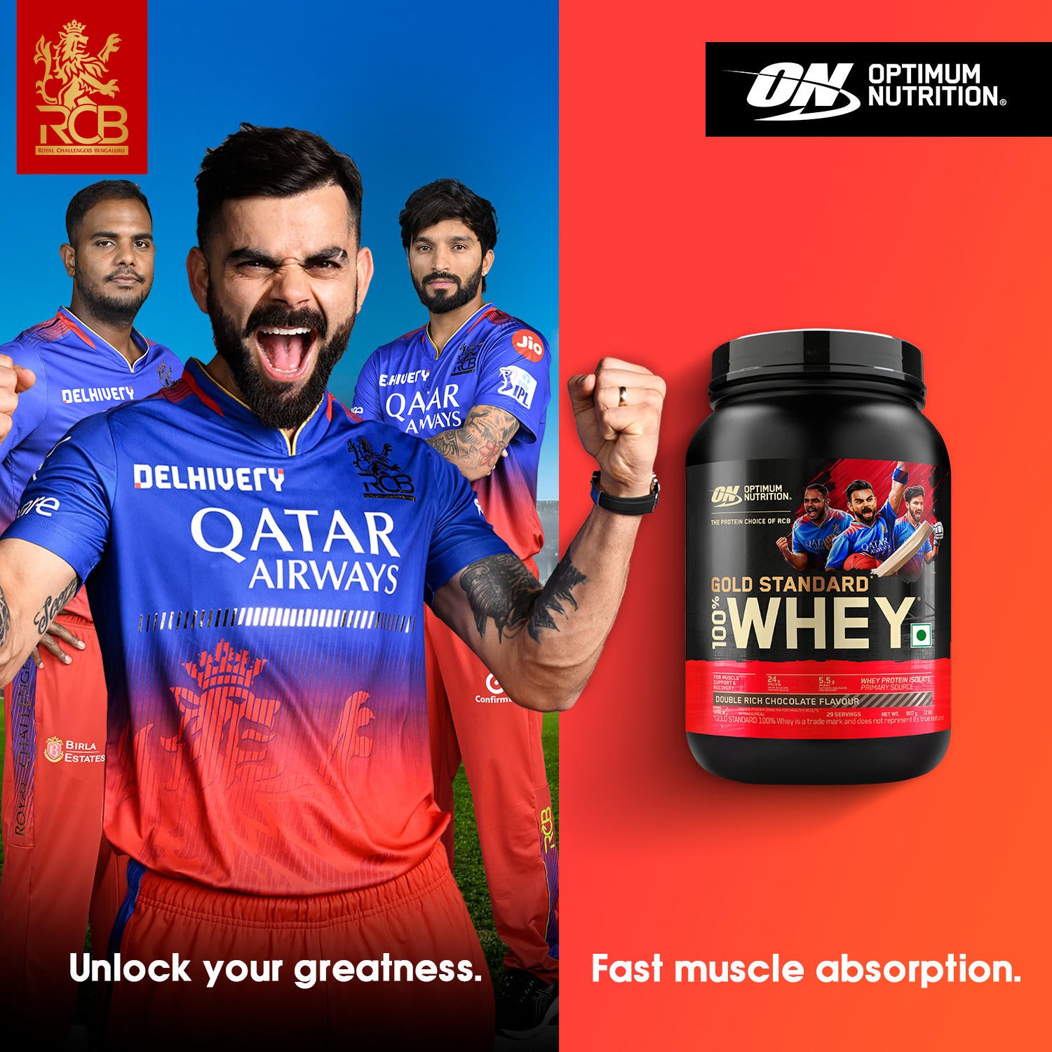 Gold Standard 100% Whey Protein | 907 g (2 lbs) | Double Rich Chocolate