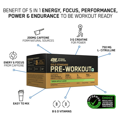 WGS 4 KG DRC + Pre Workout Green Apple