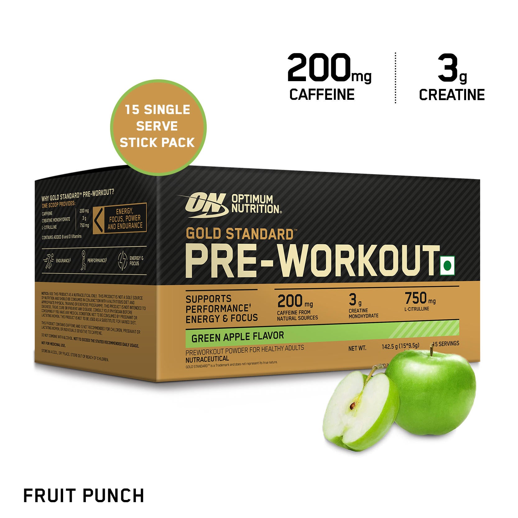 WGS 4 KG DRC + Pre Workout Green Apple