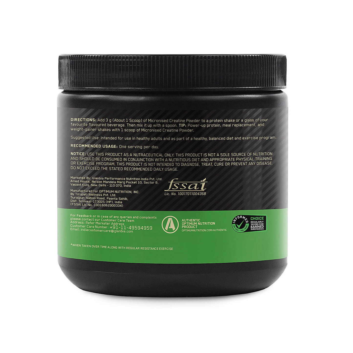 Micronised Creatine Powder | Unflavoured | 250 g and BCAA 5000 Powder | Green Apple | 250 g and Optimum Nutrition (ON) Gold Standard Pre-Workout- 142.5g/15 single serve packs (Green Apple Flavor), For Energy, Focus, Power, Endurance & Performance