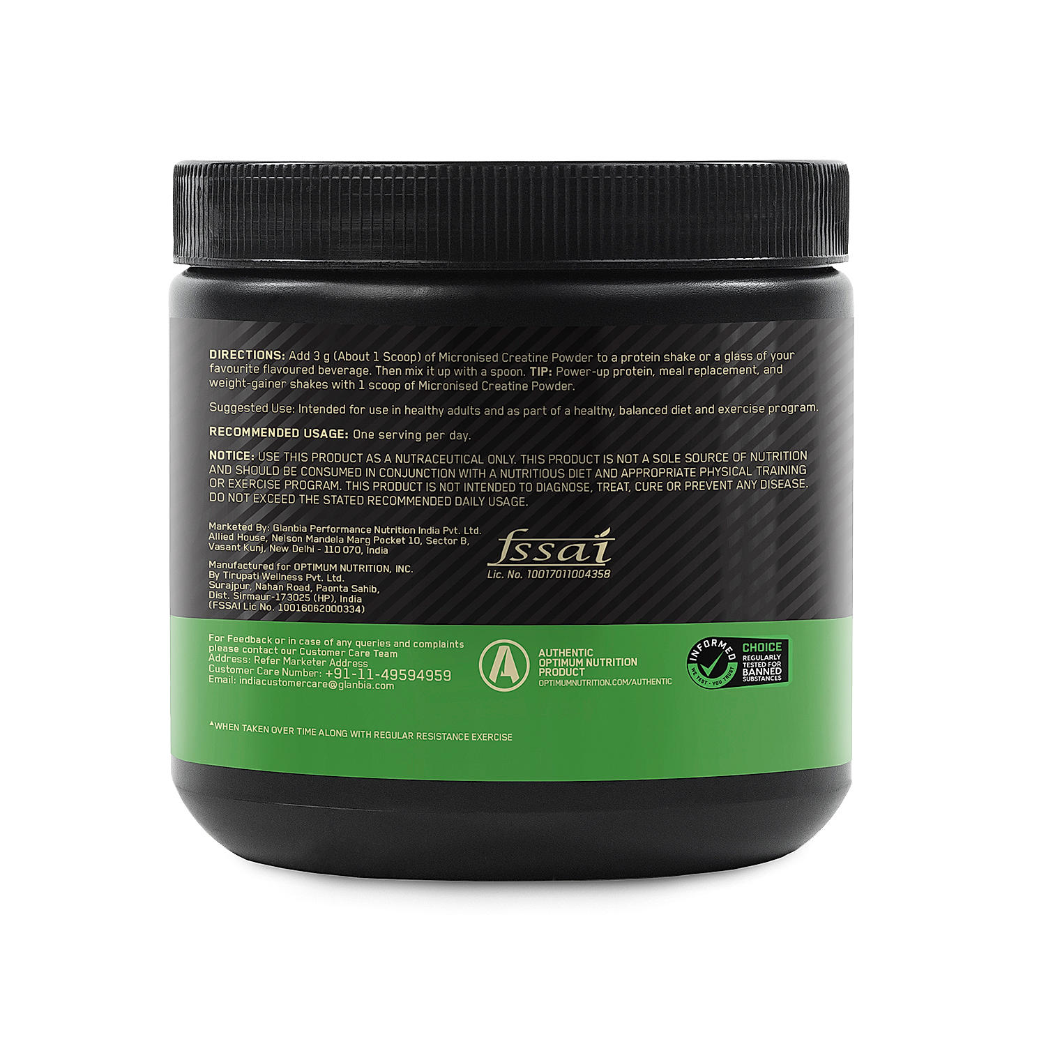Micronised Creatine Powder | Unflavoured | 250 g and BCAA 5000 Powder | Green Apple | 250 g and Optimum Nutrition (ON) Gold Standard Pre-Workout- 142.5g/15 single serve packs (Green Apple Flavor), For Energy, Focus, Power, Endurance & Performance