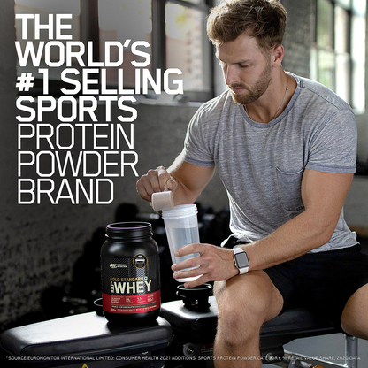 Gold Standard 100% Whey Protein Powder | Double Rich Chocolate | 1.7 kg and Micronised Creatine Powder | Unflavoured | 250 g