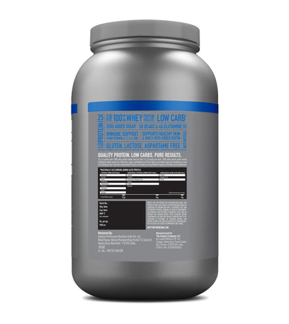 Isopure Whey Protein Isolate Powder with Vitamins for Immune Support |Creamy Vanilla | 1 Kg