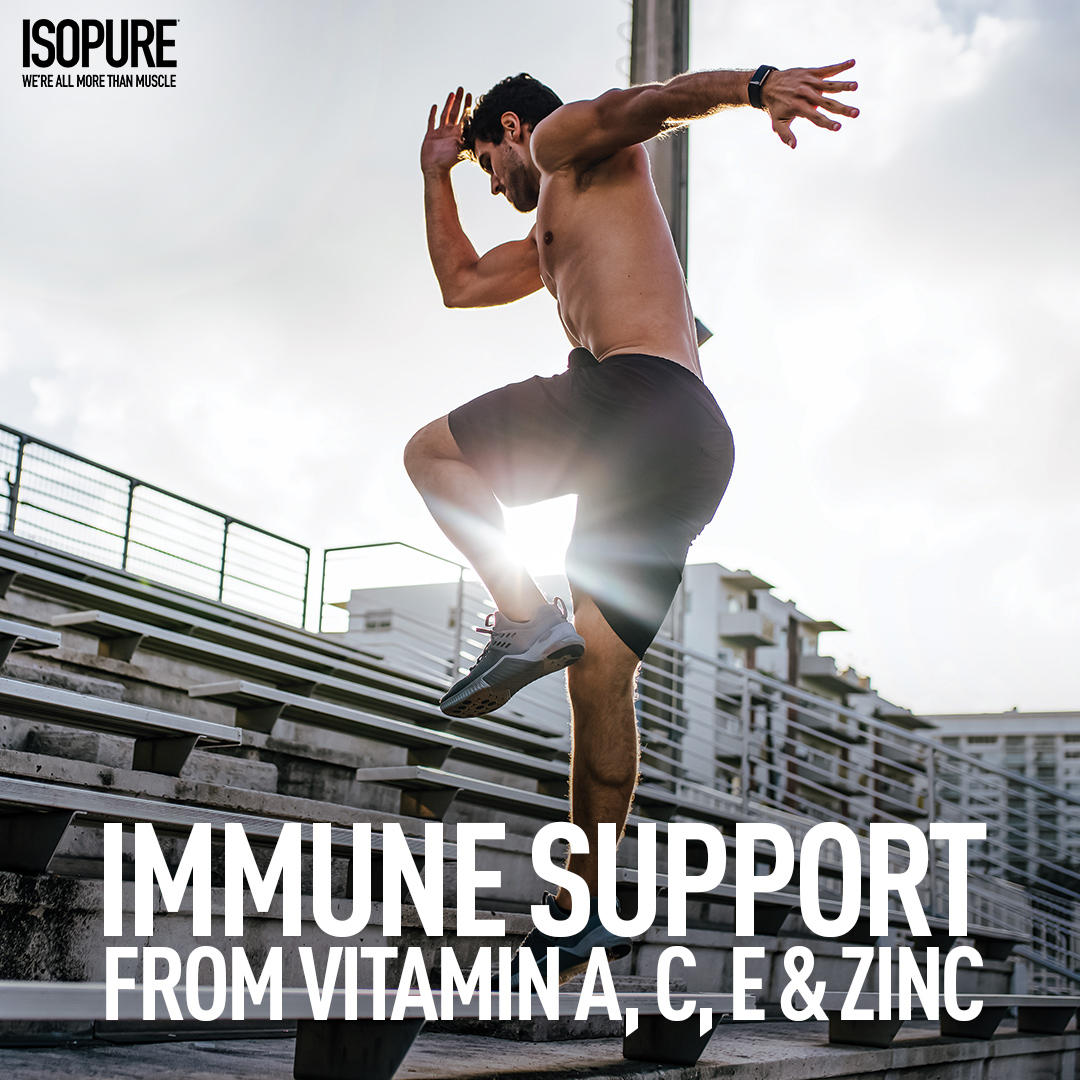 Isopure Whey Protein Isolate Powder with Vitamins for Immune Support |Creamy Vanilla | 1 Kg