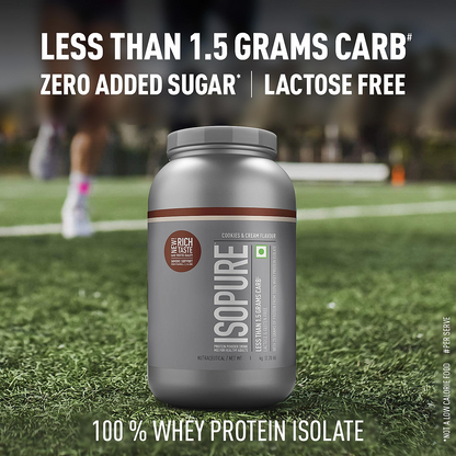 Isopure 2 kg Cookies & Cream + Isopure 100% Creatine Monohydrate Micronized, 250g