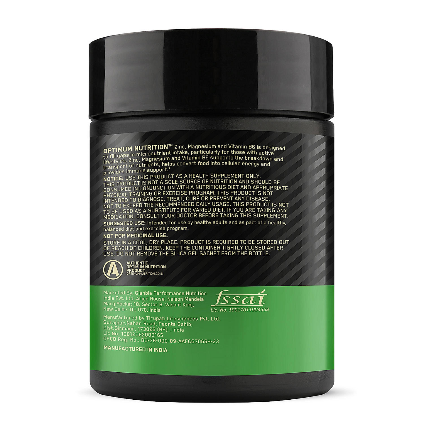 Micronized Creatine Powder | Unflavoured | 100 g +  Zinc Magnesium Aspartate (ZMA) - 60 Capsules