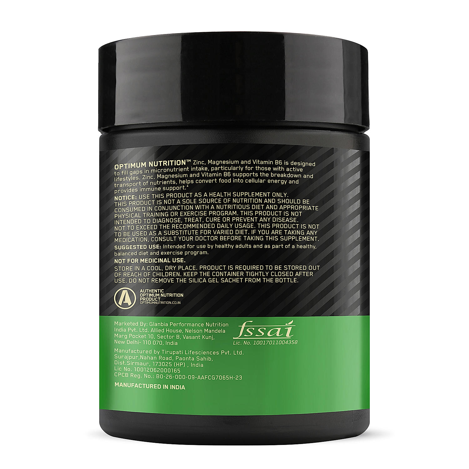 Micronized Creatine Powder | Unflavoured | 100 g +  Zinc Magnesium Aspartate (ZMA) - 60 Capsules