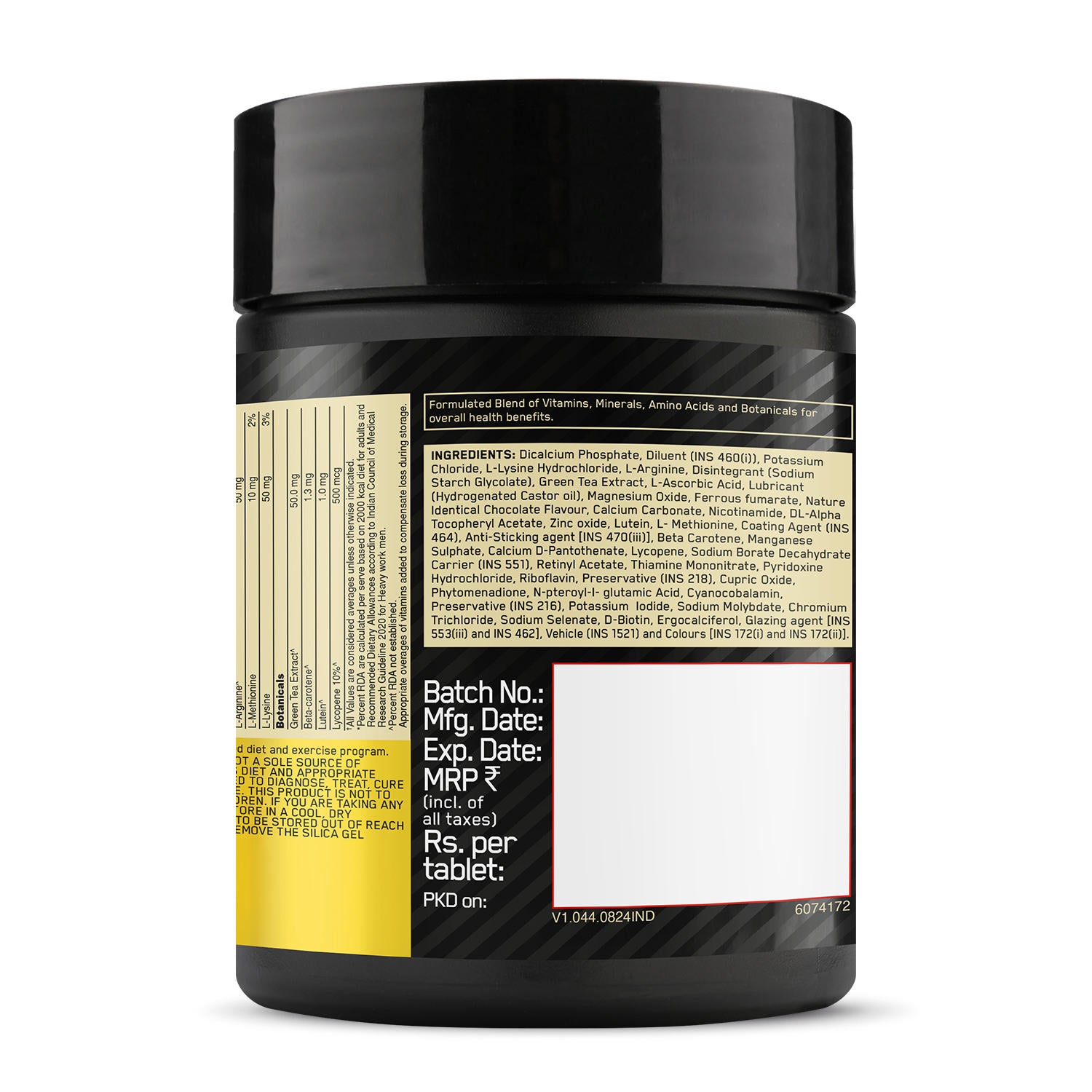 Gold Standard 100% Whey Protein Powder | Double Rich Chocolate | 2 lbs + Multivitamin for MEN- 60 Tablets
